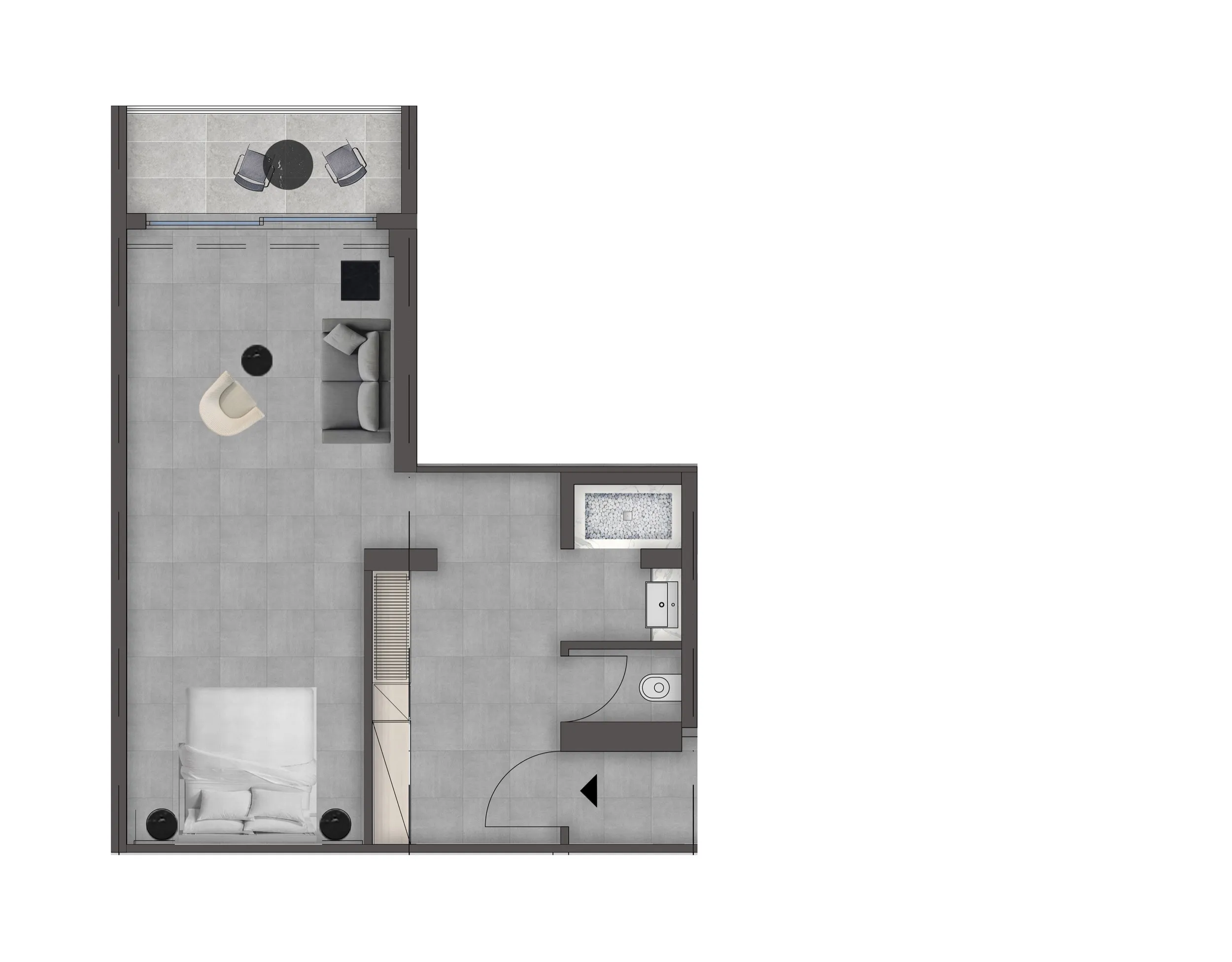 Sentido_Unique_Blue_Standard_double_sea_view_Blueprint