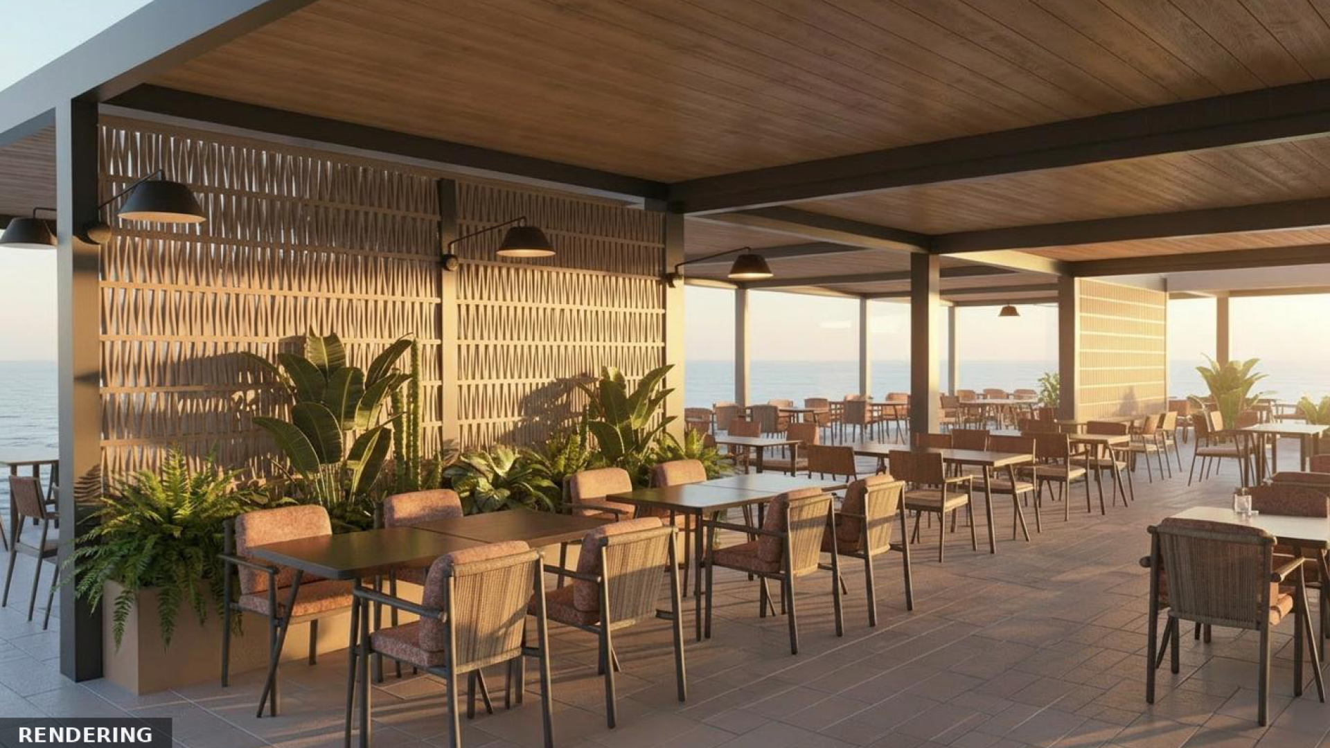Outside Dining Area Xenia Main Resaturant